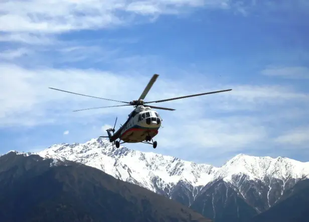 Base Camp Helicopter Tour View